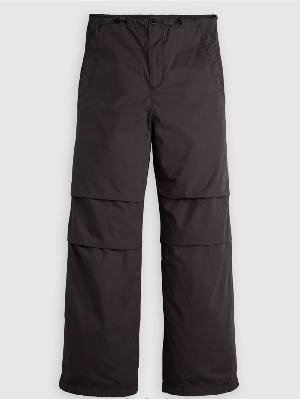 Levi's Parachute Pants Black with Adjustable Wide-Leg & Waist Women: Size Small